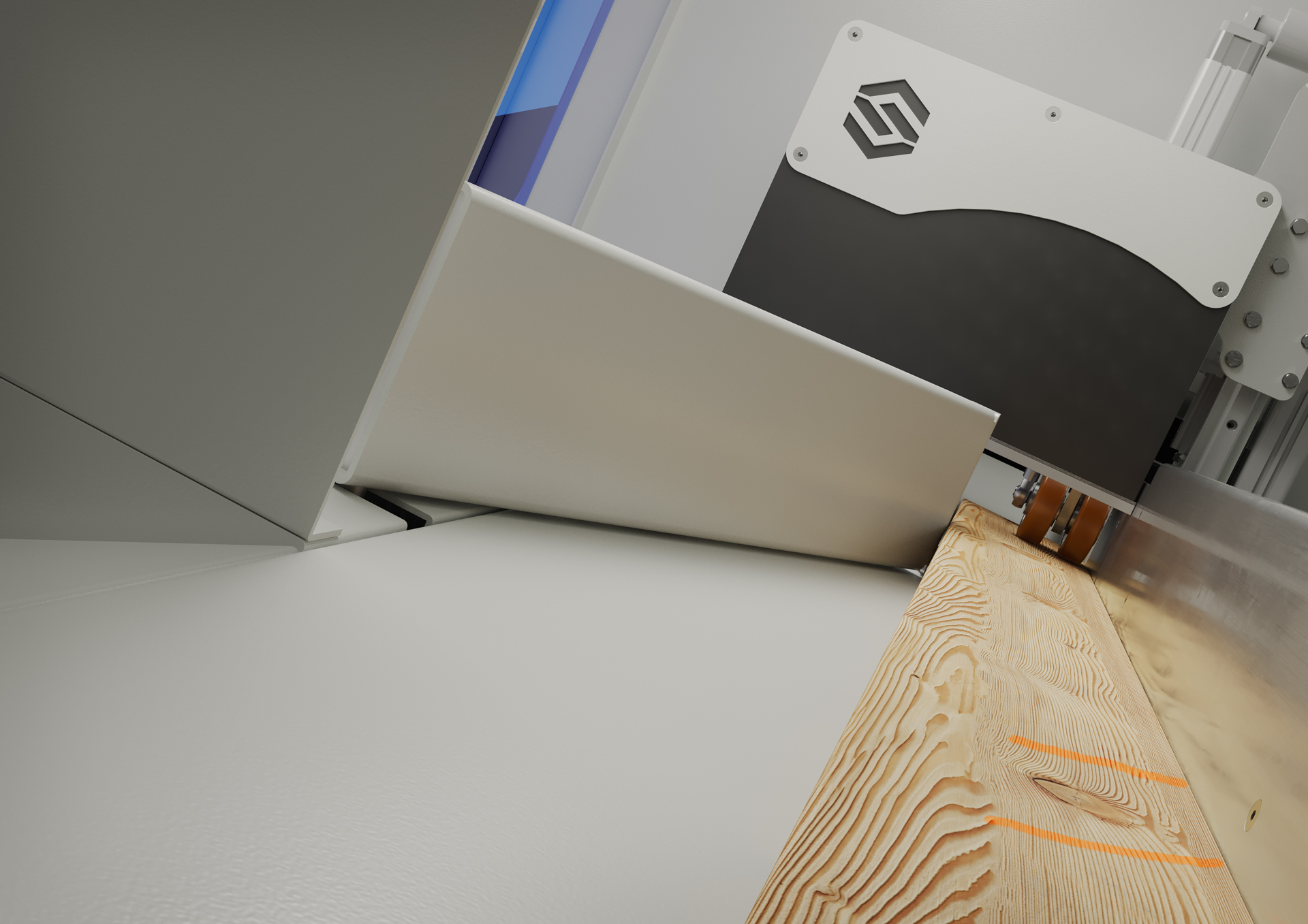 Mesa de trabalho funcional